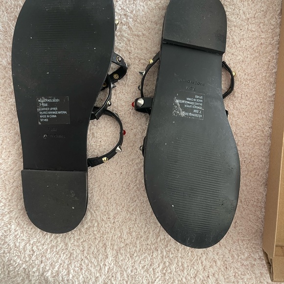 Steve Madden Kelsey Black Multi sandals - Picture 3 of 4